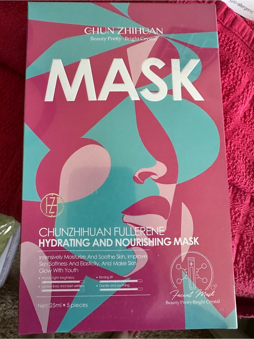 Source Unknown Hydrating and Nourishing Mask - Pink & Teal